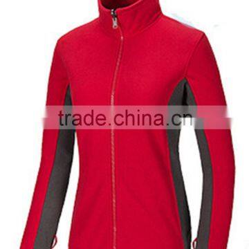 2016 Latest Design Women Cardigan Fleece Jacket Customized OEM Wholesale photo-3