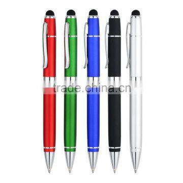 Hot Selling Aluminum Metal touch screen Ball Pen touch metal pen promotional