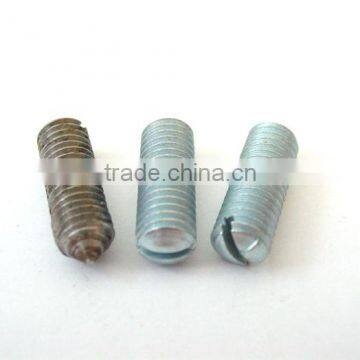 DIN 553 Slotted Set Screws With Cone Point