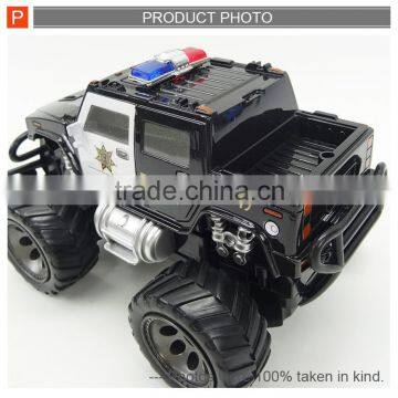 Kid rc Toy Remote Control Monster Police Truck Car photo-3