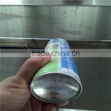 Omron Servo Motor Full Automatic Aerosol Can Shrink Wrapping Machine photo-4