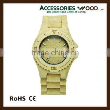 bamboo quartz watch japanese good quality wood watch japan movement quartz watch wood