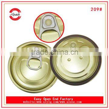 209# Canned Lupin Beans Lid Tinplate Easy Open End photo-4