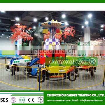 Fairground amusement outdoor jumping car rides