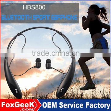 alibaba earphone factory selling high quality bluetooth earphone and handsfree earphone HBS800 in alibaba express .