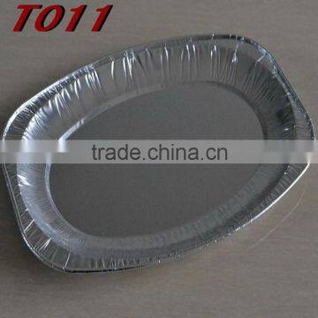 Foshan Aluminium Foil Small Oval Platters 35cm T011