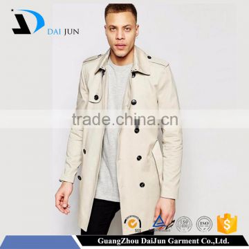 Daijun OEM china factory beige cotton wholesale high quality man jacket