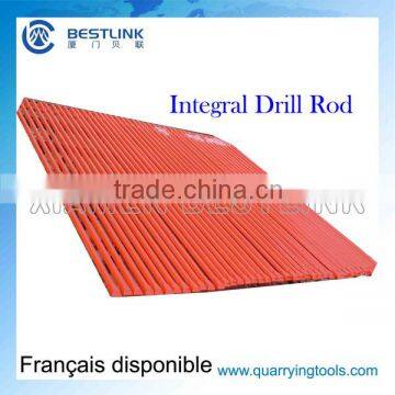 Mining monoblock drill steel rod hex 22*108mm