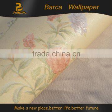 Nice eco-protection decorative lastest 3D flowers wall paper