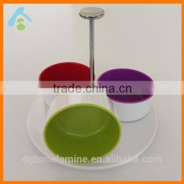 melamine cutlery icecream cup in assorted colors