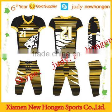 sublimated team set american football shirt, american football shirt made in china