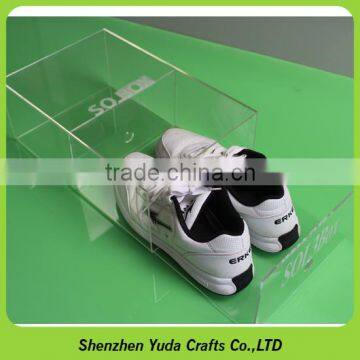 Silk-screen printing logo shoe case clear dustproof shoe box