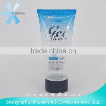 transparent tube for cosmetic packaging