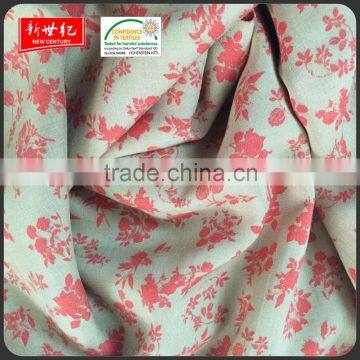 China Manufacturer Wholesale 60*60 90*88 95gsm Reactive Floral Printing Spun Rayon Fabric photo-2