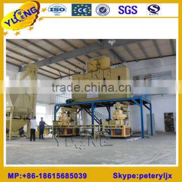 wood pellet line / wood pellet making line / wood pellet production line