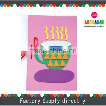 EVA Foam Greeting Card, Handmade Greeting Card, creative handmade greeting card