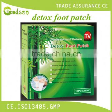 Manufacturer of 100% Natural healthcare detox foot patch/bamboo vinegar detox slimming foot patch