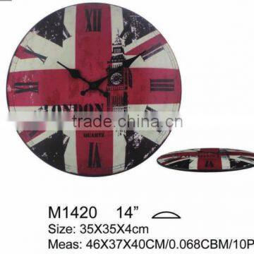 Roof Shape Dome Round Wall Clock for Gifts photo-3