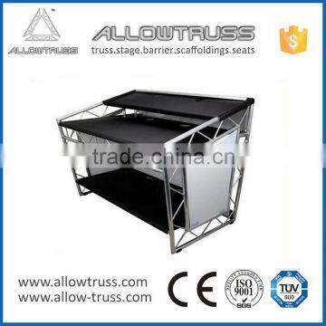 high quality aluminum DJ folding table for pub