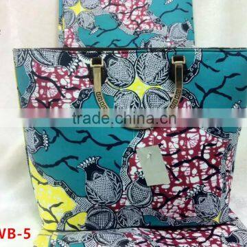 Haniye DFAWB-5 Latest 2016 high quality wax bag hollandais wac matching bag african wax with bag