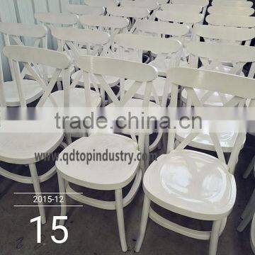 Wooden Stackable White Tuscan Chairs