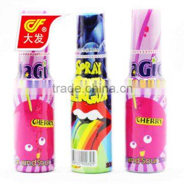 Dafa popular new fruit sour spray candy