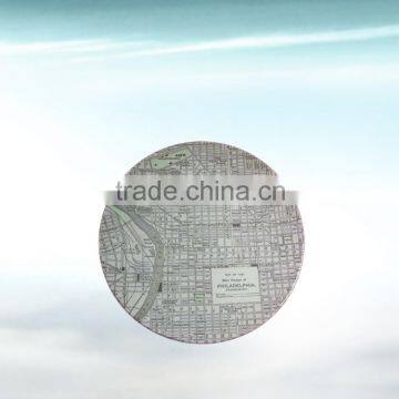 9" Two Tone Orange Melamine Round Serving Side Plate / Tray photo-2