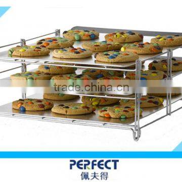 3 tiers wire oven roast rack folding bakary shelf