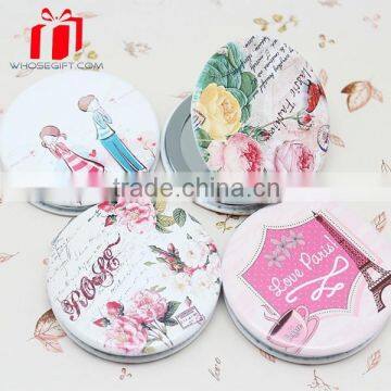 Brand Printed Pu Cosmetic Mirror