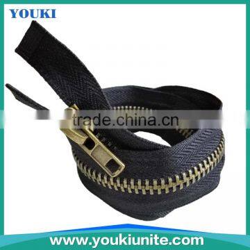 8# Woven Tape Metal Zipper Open-end With Auto-Lock YKM-2006