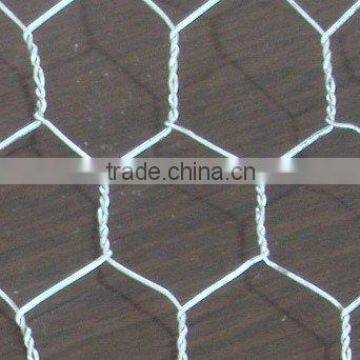 Hexagonal wire netting gabions