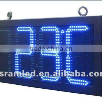 Poosled hot selling time outdoor led temperature display