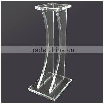 Clear Acrylic Lectern,Perspex Podium,Pmma Pulpit/Speaker Stand