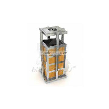 Stylish Stainless Steel Outdoor Galvanized Garbage Can/Litter Bin For Sale