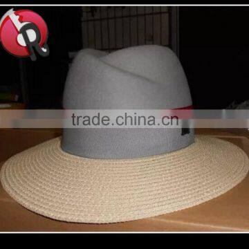 new style cheap fedora straw hat for man