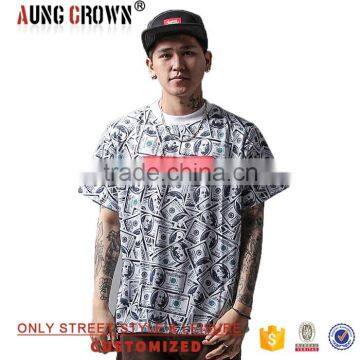 Custom Made 100% Cotton Bulk T Shirt Sales Casual Style Cheap