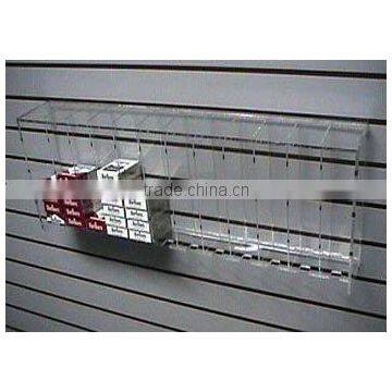 slatwall acrylic cigarette dispenser