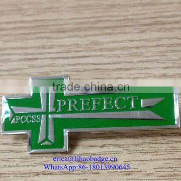 2016 Customized Shape and Logo Brass Plating Sport Lapel Pin Badge With Butterfly Clutch Soft Enamel Metal/Custom Badge