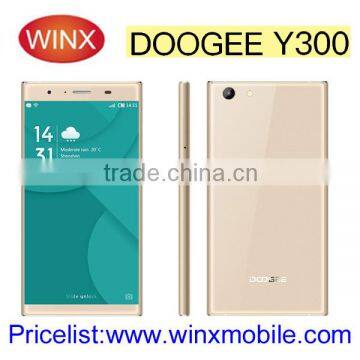 Doogee Y300 Original 5.0 Inch with 2GB/32GB 2200mAh Black/White/gold mobile phone Android 6.0