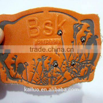 Hot Sale Jeans Leather Label photo-4