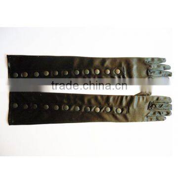 new design black long party sexy gloves for women