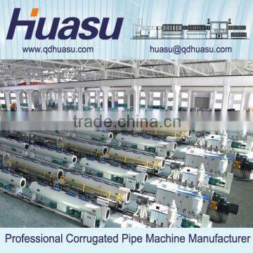 PE water supply pipe production line