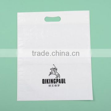 Cheap price non woven die cut handle pouch