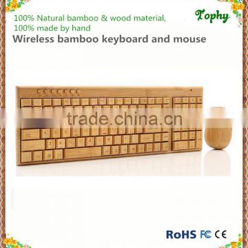 Factory supply wood Keyboard Mouse Combos, wood bamboo mac keyboard are made by100% natural material, 100% made by handamboo new