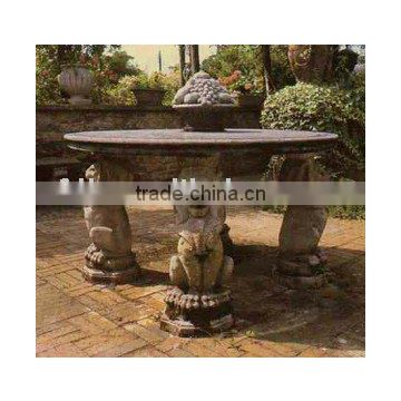 limestone, marble stone garden coffee table