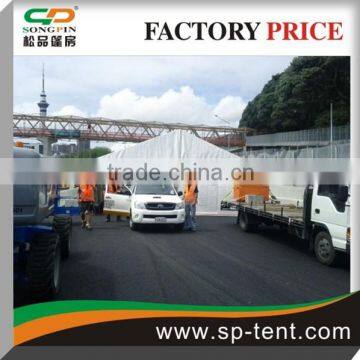 Warehouse Tent 20x40m in Solid Wall and Steel Rolling Door photo-5
