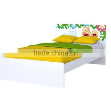 Foshan Factory Supply Newest Design Kids Bed With Kinds of Color