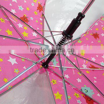 Auto Open Custom Cartoon Character Printed Straight Kids Umbrella photo-4