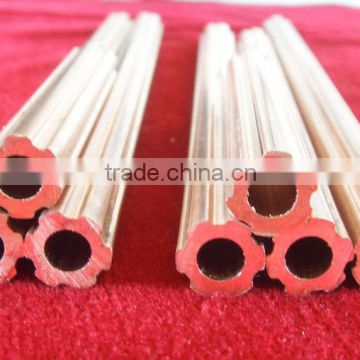 Special Shape Tube:Six stare blankly Six slots of brass Supplier