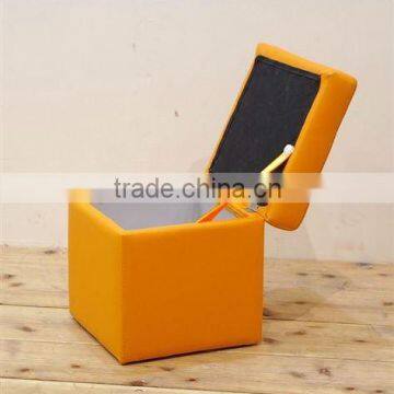 modern storage square stool